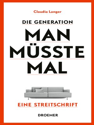 cover image of Die Generation Man-müsste-mal